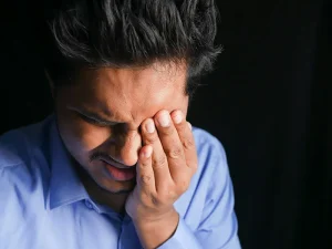 Man crying
